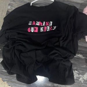 Band graphic tee. Black. XL .